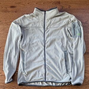 Arc'teryx Men's Light tan Full-Zip fleece Jacket - large